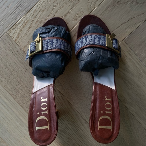 DIOR Slide Block Heels - Picture 2 of 7